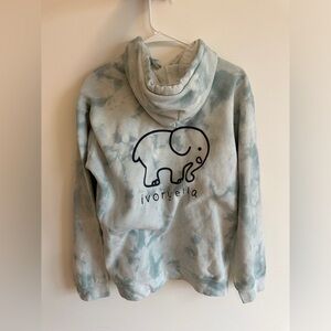 Ivory Ella Green Tye Die Sweatshirt | Size Medium